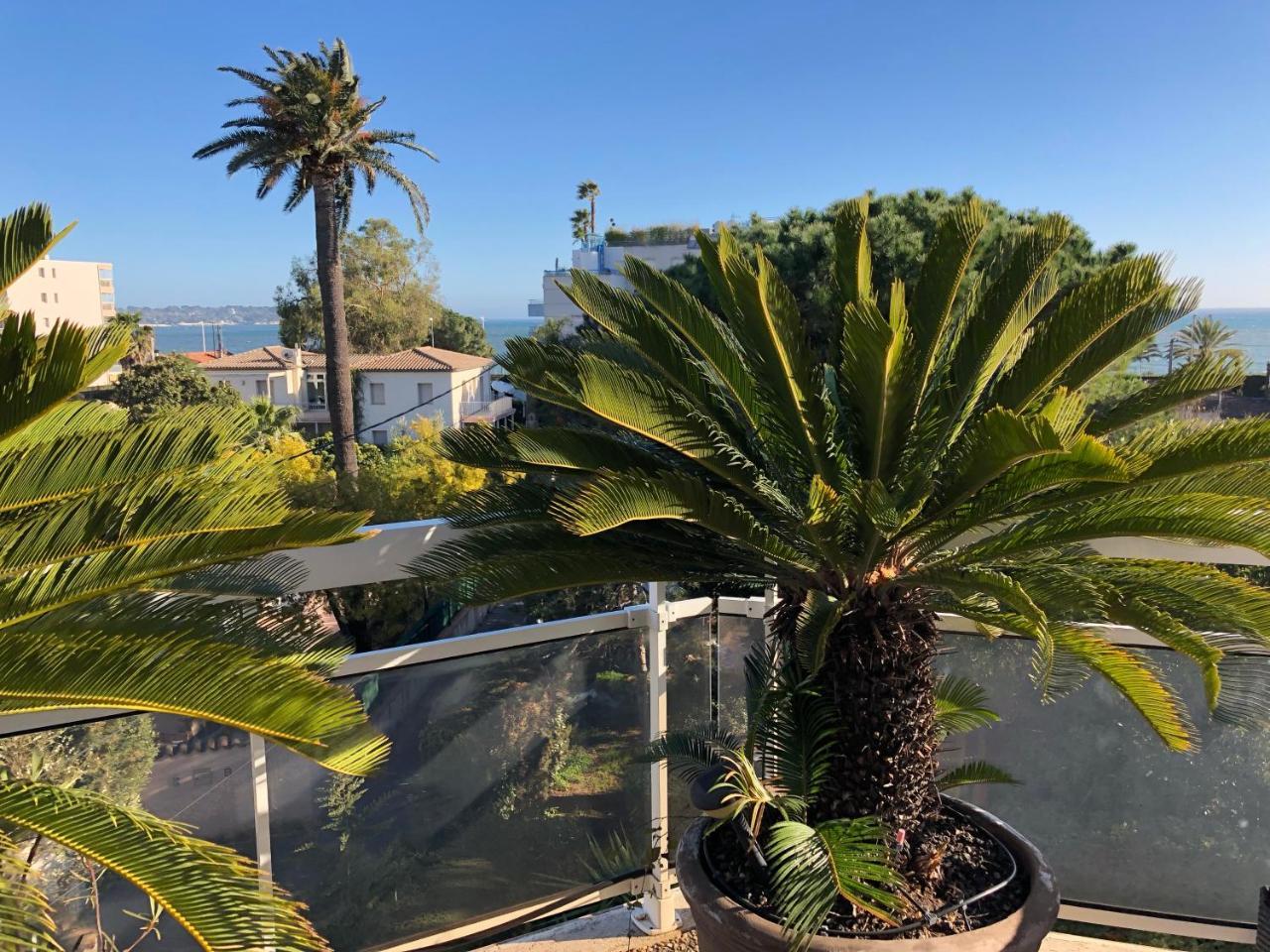 Gorgeous One-Bedroom Apartment With Terrace And Sea View -Stayinantibes- Bijou Plage المظهر الخارجي الصورة